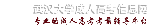 武汉大学成人高考报名网